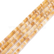Natural Yellow Aventurine Beads Strands, Heishi Beads, Flat Round/Disc, 4~4.5x2.5mm, Hole: 0.6mm, about 152pcs/strand, 15.04''(38.2cm)(X-G-F631-A47)