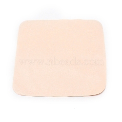 Suede Fiber Glasses Cleaning Cloth, Square, Bisque, 150x150x0.5mm(AJEW-WH0241-11B)