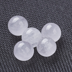 Natural Rose Quartz Beads, Undrilled/No Hole, Round, 1.5mm(G-K275-29-1.5mm)