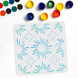 PET Hollow Out Drawing Painting Stencils, for DIY Scrapbook, Photo Album, Star Pattern, 300x300mm(DIY-WH0402-029)
