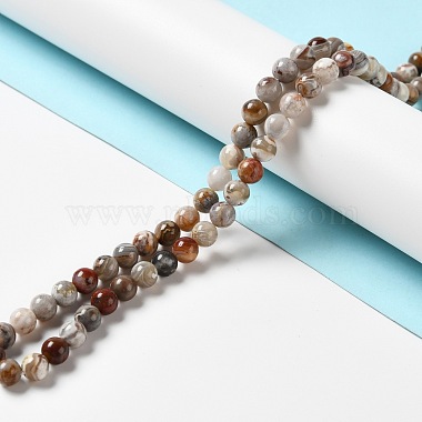 Natural Mexican Agate Beads Strands(G-E578-02B)-4