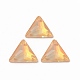 Effet moka forme triangle cousue sur strass(GLAA-A024-06D)-2