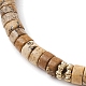 Natural Picture Jasper Braided Bead Bracelets(BJEW-JB11114-04)-3