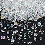 6300Pcs Acrylic Rhinestone Pointed Back Cabochons, Faceted, Diamond, Clear AB, 3~10x2.5~6mm(GACR-SP0001-03B)
