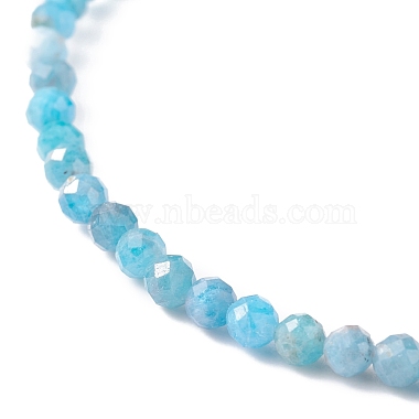 3mm Natural Apatite Beads Stretch Bracelet for Girl Women(BJEW-JB07284-04)-4