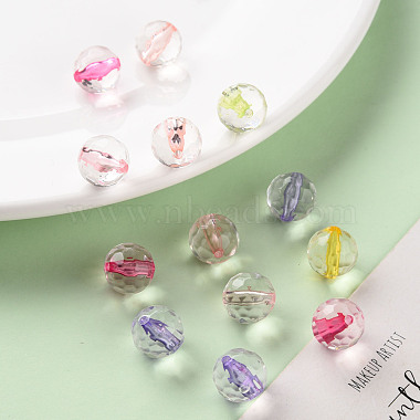 Transparent Acrylic Beads(X-TACR-S154-10A)-6