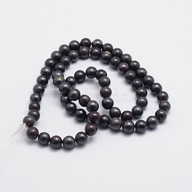 Round Natural Tiger Iron Bead Strands(G-L419-88)-2