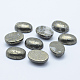 Ovales cabochons de pyrite naturelle(G-I125-10-14x10mm)-2