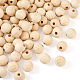 Craftdady 120pcs 12 styles perles européennes en bois naturel non fini(WOOD-CD0001-09)-3