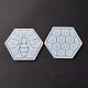 DIY Bee and Honeycomb Shape Coaster Silicone Molds(DIY-K044-01)-3