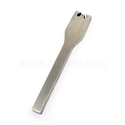 Steel Tooth Pulling Tool, Zipper Tools, Stainless Steel Color, 93.5x16x5mm, Socket: 1.3/2.5mm, Package: 93.5x16x5mm(TOOL-WH0018-73P-01)