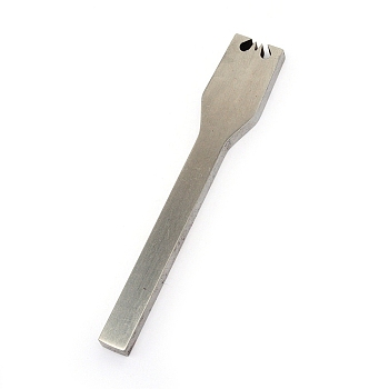 Steel Tooth Pulling Tool, Zipper Tools, Stainless Steel Color, 93.5x16x5mm, Socket: 1.3/2.5mm, Package: 93.5x16x5mm
