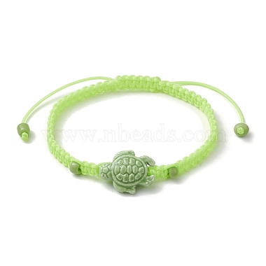 Green Yellow Tortoise Porcelain Bracelets