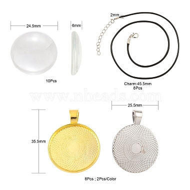 Наборы для изготовления ожерелий своими руками(DIY-FS0001-70)-3