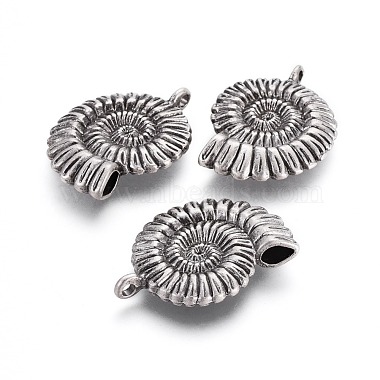 Thai Sterling Silver Plated Shell Alloy Pendants