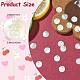 20Pcs Natural Shell Flat Round with Engraved Cherry Charms(SHEL-CJ0001-36)-2