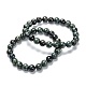 Bracelets de perles extensibles en jaspe kambaba naturel(G-A185-01V)-2