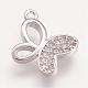 Brass Micro Pave Cubic Zirconia Pendants(ZIRC-F049-22P)-1