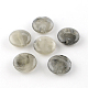 perles plates acryliques imitation de pierres précieuses rondes(OACR-R051-08)-1