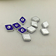 CCB Plastic Enamel Beads(CCB-16.5x13x5-001)-1
