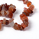Natural Carnelian Chips Beads Strands(F017)-2