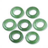 Natural Malaysia Jade Linking Rings, Ring, Green, 20x4mm, Inner Diameter: 12mm(G-N0325-05)