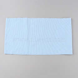 Cotton Ribbing Fabric for Cuffs, Waistbands Neckline Collar Trim, Light Blue, 650x235x1mm(FIND-WH0290-003H)