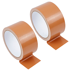 Polyethylene & Gauze Adhesive Tapes for Fixing Carpet, Bookbinding Repair Cloth Tape, Flat, Sandy Brown, 48mm, 10m/roll, 2 rolls/set(DIY-GF0006-74D)