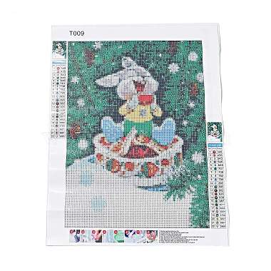 DIY Easter Theme Rabbit Pattern Full Drill Diamond Painting Canvas Kits(DIY-G074-01G)-3