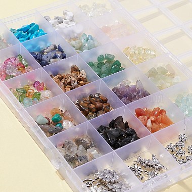 набор для изготовления ожерелья из драгоценных камней своими руками(DIY-FS0002-93)-4