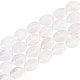 nbeads 2 brins de perles ovales à facettes en quartz rose naturel(G-NB0004-33)-1