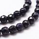 Synthetic Blue Goldstone Beads Strands(G-D840-14-6mm)-3