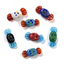 Mixed Color Candy Lampwork Beads(LAMP-I024-30)