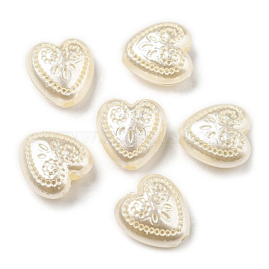 Heart ABS Plastic Beads