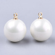 Perles d'imitation en plastique ABS écologiques(X-MACR-S367-C-07)-2