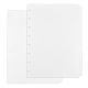 Plastic Index Tab Divider Sheets for Discbound Notebooks(AJEW-WH0270-719A-03)-1