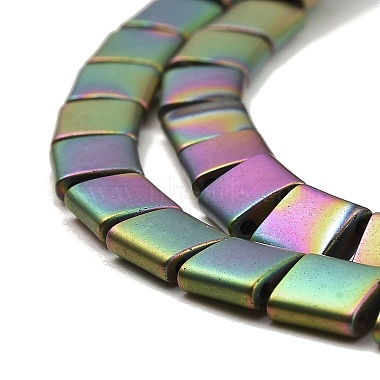 Electroplated Frosted Non-magnetic Synthetic Hematite Beads Strands(G-G089-B01-02)-3