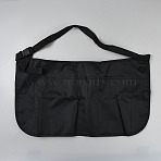 Polyester Waterproof Tool Apron, Black, 313x535x2.5mm(AJEW-WH20060-46)