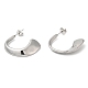 boucles d'oreilles à tige en acier inoxydable anti-ternissement 304(EJEW-B026-07P)-1