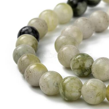 Natural Qinghua Jade Beads Strands(G-G818-01-6mm)-3
