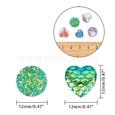 Resin Cabochons(CRES-NB0001-04)-2