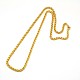 304 Stainless Steel Wheat Chain Necklace Making(STAS-A028-N005G)-1