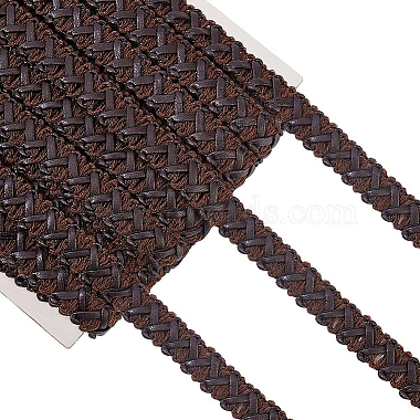 Coconut Brown Imitation Leather Ribbon