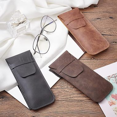 Nbeads 6Pcs PU Imitation Leather Glasses Bag(AJEW-NB0003-36)-5