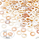 Elite 200pcs Natural Freshwater Shell Linking Rings(SHEL-PH0001-22)-4