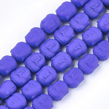 10mm Blue Human Non-magnetic Hematite Beads