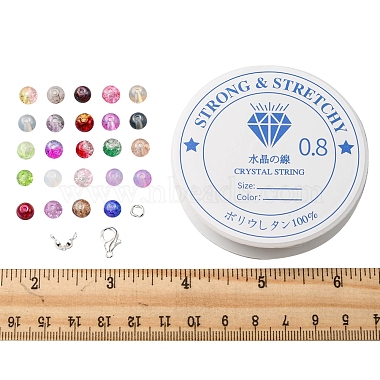 Набор для изготовления ожерелья и эластичного браслета своими руками(DIY-FS0004-54)-6