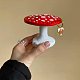 Mushroom 26-Hole Resin Earring Display Stands(EDIS-WH0012-31A)-4