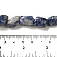 natürliche blaue Fleck Jaspis Perlen Stränge(G-B078-D33-04)-4