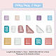 Light Color Series Glass Mosaic Cabochons(GLAA-WH0032-10B)-2